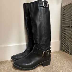 Black Knee High Boots - size 8.5